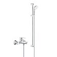 GROHE - Grohe Tempesta 100 ensemble de douche 3 jets + mitigeur monocommande bain/douche, chrome (23914001-28789002) - vignette