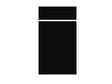 GRUPOALVIC - Porte et façade de tiroir cuisine Louna - Noir Mat - L40cm - vignette