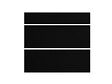 GRUPOALVIC - Façade de tiroir de cuisine Louna - Noir mat - L.80cm - vignette