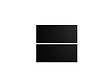 GRUPOALVIC - Façade 2 tiroirs casseroliers Lautrec - Noir mat - L.80cm - vignette
