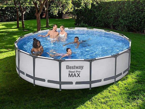 BESTWAY - Piscine tubulaire Steel Pro Max ronde 4,57 x 1,07 m - Bestway - large