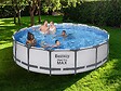 BESTWAY - Piscine tubulaire Steel Pro Max ronde 4,57 x 1,07 m - Bestway - vignette