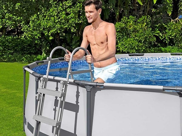 BESTWAY - Piscine tubulaire Steel Pro Max ronde 4,57 x 1,07 m - Bestway - large