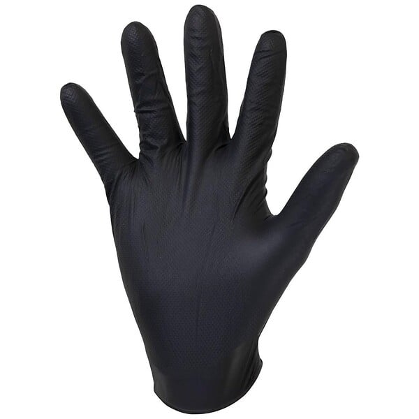 PIT BOSS - Lot 50 Gants en Nitrile Jetable + 1 Paire Gants Anti chaleur Protection Coton Réutilisable BBQ PIT BOSS - large