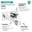 HANSGROHE - Mitigeur lavabo mural Metris + corps encastré Economie d'eau - vignette
