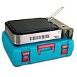 ALPENTECH - Barbecue grill Plancha gaz 2100W Piezo Haute Qualité + Mallette de transport ALPEN - vignette