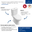 VILLEROY ET BOCH - WC à poser  Hommage + abattant - vignette
