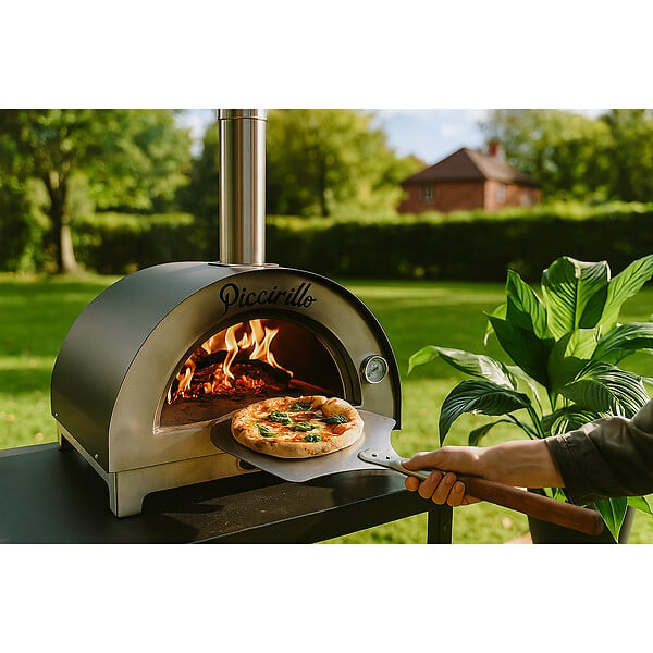 BELLANAPOLI - Four à pizza Inox Cuisson 5mn 400°C en 15mn Four à bois Italien BELLANAPOLI - large