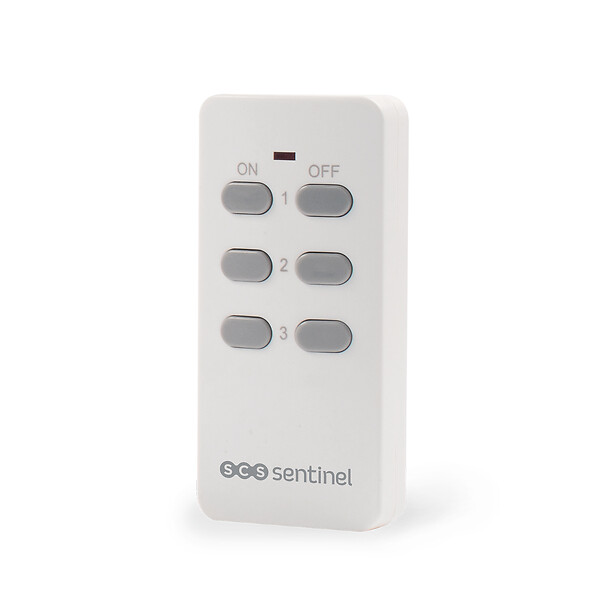 SCS SENTINEL - Prise télécommandée - 2 prises + télécommande - 2300W - large