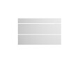 GRUPOALVIC - Façade PVC - Blanc mat - 1 tiroir 2 casseroliers - L.120cm - vignette