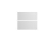 GRUPOALVIC - Façade 2 tiroirs casseroliers - Blanc mat - l.80cm - vignette