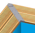 UBBINK PIS - Piscine en bois Linéa - Liner Bleu - L.800xH.140xP.500cm - vignette