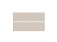 GRUPOALVIC - Façade 2 tiroirs casseroliers Eden - L.120cm - vignette