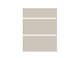 GRUPOALVIC - Façade stratifiée Eden - 1 tiroir, 2 casseroliers - l.60cm - vignette