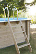 UBBINK PIS - Piscine en bois Océa - Liner gris - Diam.510xH.210cm - vignette