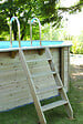 UBBINK PIS - Piscine en bois Linéa - Liner gris - L.650xH.140xP.350cm - vignette
