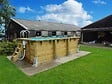 UBBINK PIS - Piscine en bois UrbanPool - Liner Bleu - L.450xH.140xP.250cm - vignette