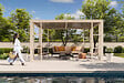 DECOR ET JARDIN - Pergola en bois Ambre - Marron - L.401xP.304cm - vignette
