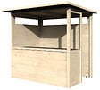 DECOR ET JARDIN - Abri jardin bois Safran - Naturel - L.230xP.182xH.207cm - vignette
