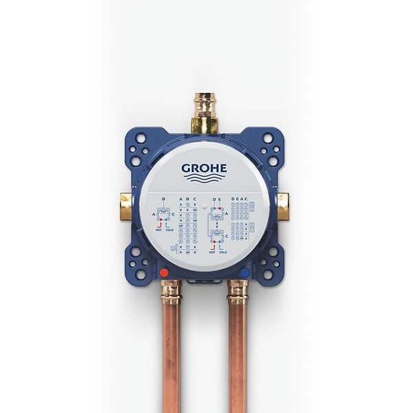 GROHE - Corps pour mitigeur encastrée EUROSMART COSMOPOLITAN GROHE 35600000 3 sorties universelles - large