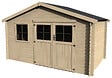 DECOR ET JARDIN - Abri de jardin Boreal Bois - 8,28m² - L.398xH.244xP.248cm - vignette