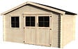 DECOR ET JARDIN - Abri de jardin bois Flodeal - Surface utile 10,14m² - vignette
