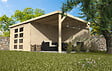 DECOR ET JARDIN - Abri de jardin Délices Contact - Bois - SU 8,94m² - vignette