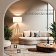 TECTAKE - Lampadaire Lunaris, abat-jour en tissu, trépied marron chêne - vignette