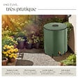 TECTAKE - Récupérateur d'eau de pluie  vert - vignette