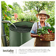 TECTAKE - Récupérateur d'eau de pluie  vert - vignette
