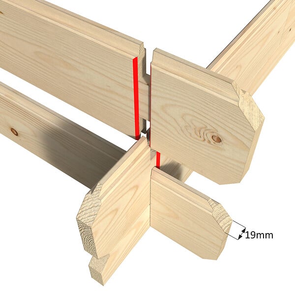 DECOR ET JARDIN - Abri de jardin en bois Mano - L.250xH.212xP.263cm - large