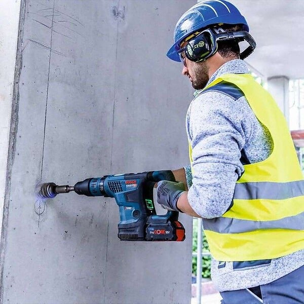 BOSCH - Perforateur sans-fil Bi turbo BOSCH 0611915003 - GBH 18V-36 C Professional - SDS max + 2 batteries 5,5Ah - large