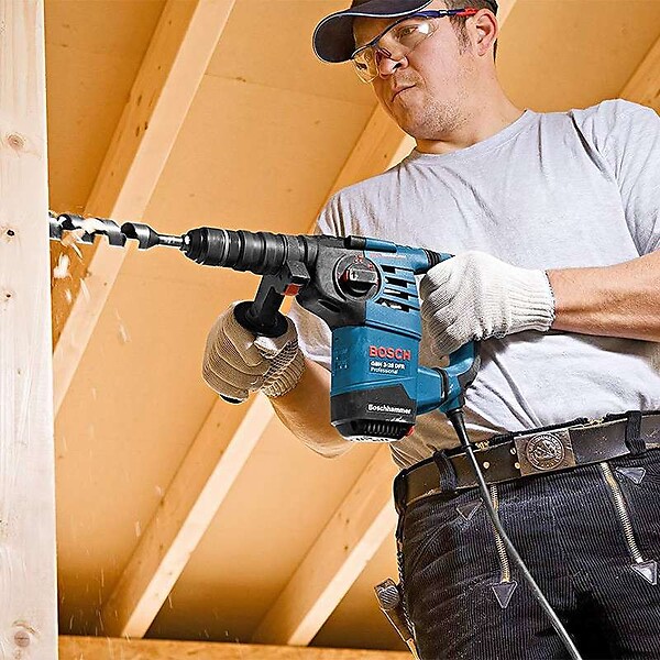 BOSCH - Perforateur Bosch Gbh 3-28 Dfr Professional Sds-plus 800 W + Lboxx - large