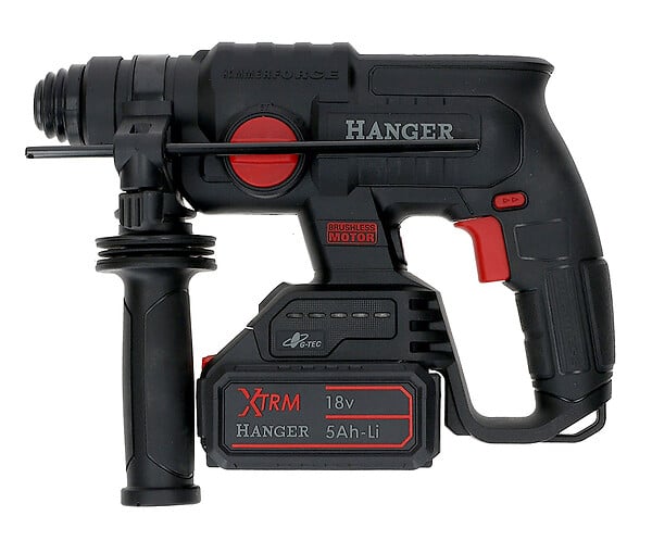 HANGER - Perforateur SDS-Plus 18V HX18-22X5 + 2 batteries 5Ah + chargeur + Hangbox - HANGER - 401201 - large