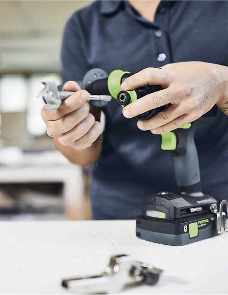 FESTOOL - Perceuse à Percussion FESTOOL QUADRIVE TPC 18/4 I-Basic-Set (Machine seule Systainer SYS3 DF M 187 Accessoires) - large