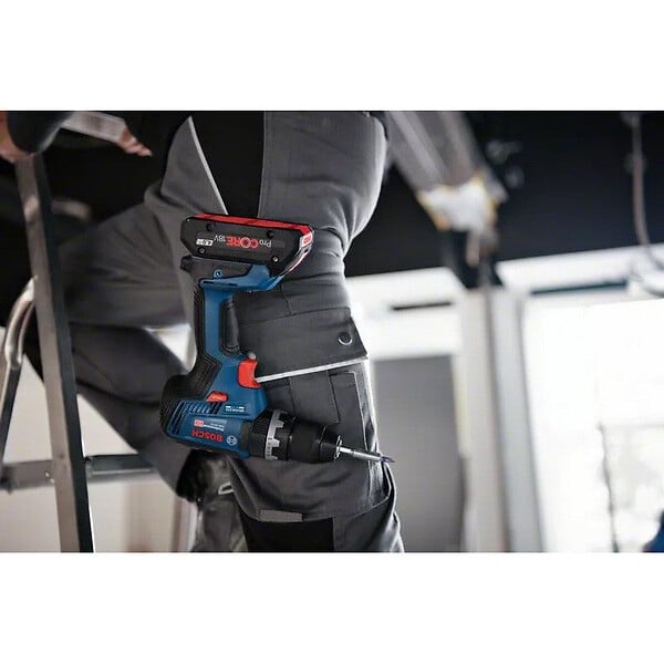 BOSCH - Perceuse - Visseuse à percussion sans fil BOSCH GSB 18V-55 - 06019H5303 Professionnal avec coffret - large