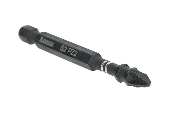 HANGER - 10 embouts impact 1/4'' cruciformes PZ2 longueur 75mm - HANGER - 134098 - large