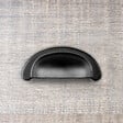 EMUCA - Lot de 20 poignées pour meubles Alberic, L77mm, entraxe 64mm, Zamak, Noir - vignette