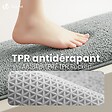 VOUNOT - Tapis de Bain Antidérapant microfibre 60x90cm gris - vignette