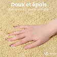 VOUNOT - Tapis de Bain Antidérapant microfibre 60x110cm beige - vignette
