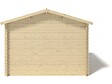 ALTANKA - Abri de jardin en bois - 9m2 - 3x3m - Ep. 28mm - Couleur: naturel - DOM531 - vignette