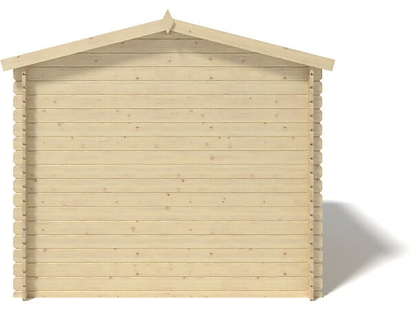 ALTANKA - Abri de jardin en bois - 6.25m2 - 2.5x2.5m - Ep. 28mm - Couleur: naturel - DOM521 - large
