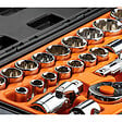 NEO TOOLS - Clés à douille 1/2 NEO TOOLS 08-694 ensemble de 23 pièces - vignette