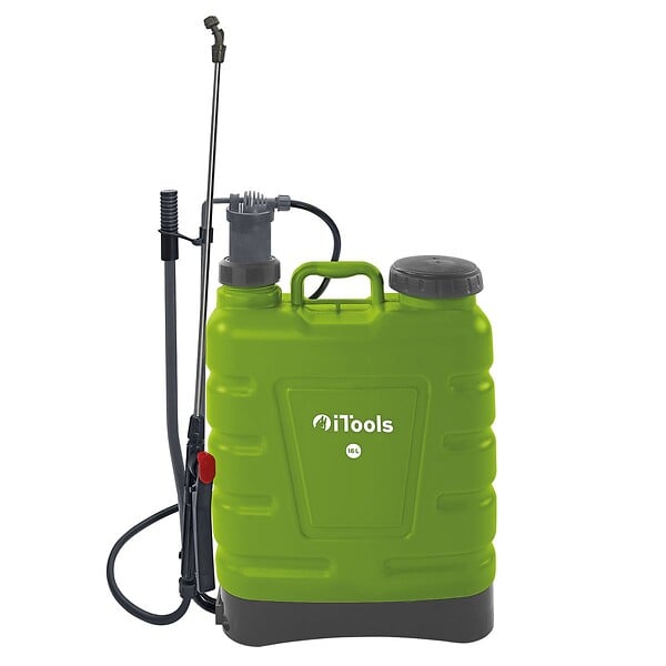 ITOOLS - Pulvérisateur manuel 16 Litres Pompe manuelle haute pression 5.5 bar Jardin, toiture, potager 3 Buses réglables ITOOLS - large