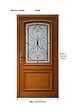 GD MENUISERIES - Porte d'entrée Bois Pleine Garnier, H215 x L90 cm Côte Tableau, p.Droit - vignette