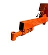 DAEWOO - Remorque freinée 450 kg pour motoculteur toutes marques ridelles rabattables DAEWOO DATR145 - vignette