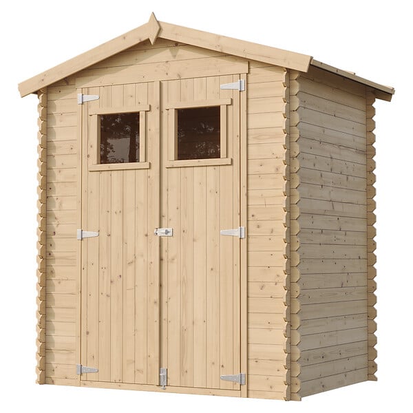TIMBELA - Abri de jardin en bois I196xL136xH218 cm/ 1.98 m2 - M367 - large