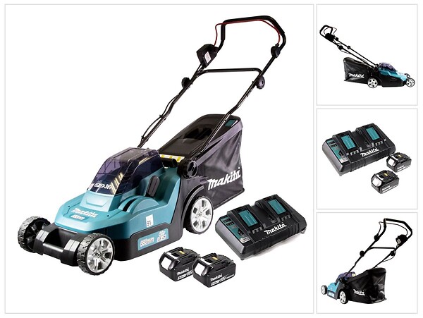 MAKITA - Tondeuse à  gazon MAKITA DLM382PT2 38cm 2x18V - large