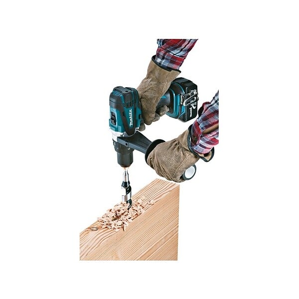MAKITA - Perceusevisseuse sansfil Makita DDF458RTJ 18 V  2 batteries 5 Ah BL1850  chargeur  Makpac 2 - large