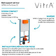 VITRA - V-Fix Core bâti support pour WC, 1.12 M (732-5800-01) - vignette